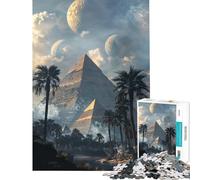 Jigsaw Puzzle for Teenagers 1000 Pieces Trinity of The Ancients Learning Educational Toys Hands-on Game Family Activities Birthday Gifts (Size 50x75cm)