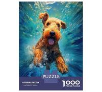 Jigsaw Puzzle for Teenagers 1000 Pieces Underwater Terrier Dog Jigsaw for Adults Hands-on Game Analysis And Logic Parent-child Interaction 70x50cm/1000pcs