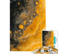 Jigsaw Puzzle for Teenagers 1000 Pieces Venus Volcanic Plains Practical Game Challenging Game Toys Gifts Ideas Precision Cutting (Size 38x26cm)