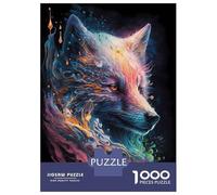 Jigsaw Puzzle for Teenagers 1000 Pieces Wolf Enchantment Spells Teenager Puzzles Hands-on Game Difficult Challenge Unique Gifts for Birthday And Christmas 70x50cm/1000pcs