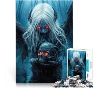 Jigsaw Puzzle for teenagers 2000 Pieces Dark Angel with Skull Analysis and logic 70x100cm A Work of Art for and Age 14