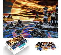 Jigsaw Puzzle for teenagers 2000 Pieces Extraterrestrial Landscape Für Familienspaß einzigartiges Herausforderungsspiel70x100cm
