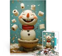 Jigsaw Puzzle for teenagers 2000 Pieces Snowman Toilet Paper Fun Präzisionsschnitt Verbessern Sie das Gedächtnis70x100cm