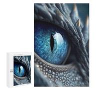 Jigsaw Puzzle for Teenagerss 1000 PCS Blue Dragon Eye Artwork Jigsaw for Adults Hands-on Game Wall Art Difficult And Challenge 1000 PCS