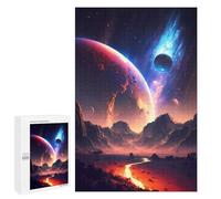 Jigsaw Puzzle for Teenagerss 1000 PCS Celestial Bloom Landscape Adult Puzzles Relax Games Pattern Assembly Parent-child Interaction 1000 PCS