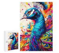 Jigsaw Puzzle for Teenagerss 1000 PCS Colorful Peacock Artwork-1 Jigsaw for Adults Hands-on Game Wall Art Difficult And Challenge 1000 PCS