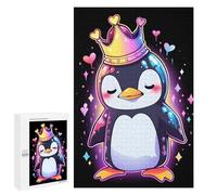 Jigsaw Puzzle for Teenagerss 1000 PCS Colorful Penguin King Adult Puzzles Relax Games Pattern Assembly Parent-child Interaction 1000 PCS