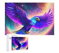 Jigsaw Puzzle for Teenagerss 1000 PCS Cosmic Eagle Fantasy Artwork Puzzles for Adults Anti-Stress Toys Wall Art Parent-child Interaction 1000 PCS