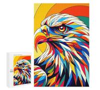 Jigsaw Puzzle for Teenagerss 1000 PCS Eagle Wpap Colorful Puzzle for Adults Relax Games Perfect Decoration Birthday And Unique Gifts 1000 PCS