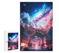 Jigsaw Puzzle for Teenagerss 1000 PCS Galactic Cityscape Jigsaw for Adults Hands-on Game Wall Art Difficult And Challenge 1000 PCS