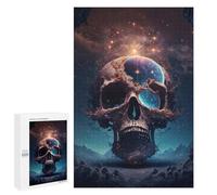 Jigsaw Puzzle for Teenagerss 1000 PCS Galactic Skull Jigsaw for Adults Hands-on Game Wall Art Difficult And Challenge 1000 PCS