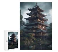 Jigsaw Puzzle for Teenagerss 1000 PCS Japanese Architecture 2 Puzzle for Adults Relax Games Perfect Decoration Birthday And Unique Gifts 1000 PCS