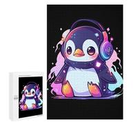 Jigsaw Puzzle for Teenagerss 1000 PCS Music Penguin Adult Puzzles Relax Games Pattern Assembly Parent-child Interaction 1000 PCS