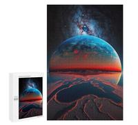 Jigsaw Puzzle for Teenagerss 1000 PCS Mystical Planet Reflection Jigsaw for Adults Hands-on Game Wall Art Difficult And Challenge 1000 PCS