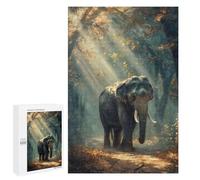 Jigsaw Puzzle for Teenagerss 1000 PCS Sunlit Jungle Encounter Jigsaw for Adults Hands-on Game Wall Art Difficult And Challenge 1000 PCS