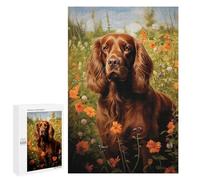 Jigsaw Puzzle for Teenagerss 1000 PCS Sussex Spaniel Jigsaw for Adults Hands-on Game Wall Art Difficult And Challenge 1000 PCS