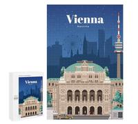 Jigsaw Puzzle for Teenagerss 1000 PCS Visit Vienna Puzzle for Adults Relax Games Perfect Decoration Birthday And Unique Gifts 1000 PCS