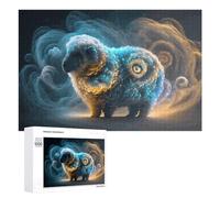 Jigsaw Puzzle for Teenagerss 1000 PCS Whimsical Cosmic Sheep Artistic Fusion Puzzles for Adults Anti-Stress Toys Wall Art Parent-child Interaction 1000 PCS