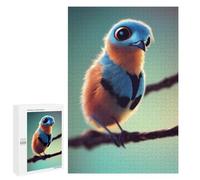 Jigsaw Puzzle for Teenagerss 1000 PCS Whimsical Feathered Friend on Perch Jigsaw for Adults Hands-on Game Wall Art Difficult And Challenge 1000 PCS