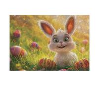 Jigsaw Puzzle for Teenagerss 1000pcs(38x26cm) Easter Rabbit Jigsaw Puzzle DIY Toys Enhance Memory Unique Gifts for Birthday And Christmas 1000pcs(38x26cm)