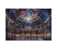 Jigsaw Puzzle for Teenagerss 1000pcs(38x26cm) Galactical Library Jigsaw Puzzle DIY Toys Enhance Memory Unique Gifts for Birthday And Christmas 1000pcs(38x26cm)