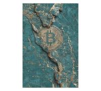 Jigsaw Puzzle for Teenagerss 1000pcs(75x50cm) Cryptocurrency Mining Marble Wall Art Jigsaw Puzzle Family Game Pattern Assembly Unique Gifts for Birthday And Christmas 1000pcs(75x50cm)