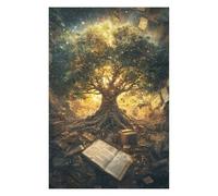 Jigsaw Puzzle for Teenagerss 1000pcs(75x50cm) Magical Tree of Knowledge Jigsaw Puzzle Family Game Pattern Assembly Unique Gifts for Birthday And Christmas 1000pcs(75x50cm)