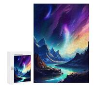 Jigsaw Puzzle for Teenagerss 300 PCS Celestial Symphony Galaxy Adult Puzzles Relax Games Pattern Assembly Parent-child Interaction 300 PCS