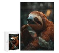 Jigsaw Puzzle for Teenagerss 300 PCS Charming Sloth Jigsaw for Adults Hands-on Game Wall Art Difficult And Challenge 300 PCS