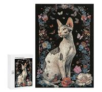 Jigsaw Puzzle for Teenagerss 300 PCS Cornish Rex Jigsaw for Adults Hands-on Game Wall Art Difficult And Challenge 300 PCS