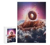 Jigsaw Puzzle for Teenagerss 300 PCS Donut Asteroid Puzzle for Adults Relax Games Perfect Decoration Birthday And Unique Gifts 300 PCS