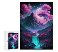 Jigsaw Puzzle for Teenagerss 300 PCS Enchanted Moonlit Valley -2 Jigsaw for Adults Hands-on Game Wall Art Difficult And Challenge 300 PCS