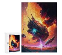 Jigsaw Puzzle for Teenagerss 300 PCS Galactic Cataclysm A Cosmic Explosion Jigsaw Puzzle Family Games For Family Fun Birthday And Unique Gifts 300 PCS