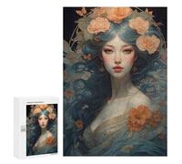 Jigsaw Puzzle for Teenagerss 300 PCS Harmony in Japanese Nature Jigsaw for Adults Hands-on Game Wall Art Difficult And Challenge 300 PCS