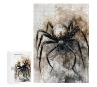 Jigsaw Puzzle for Teenagerss 300 PCS Spider Inked Arachnid Adult Puzzles Relax Games Pattern Assembly Parent-child Interaction 300 PCS