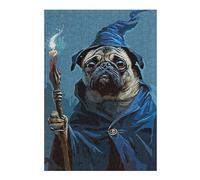 Jigsaw Puzzle for Teenagerss 300 PCS Wizard Dog Adult Jigsaw Puzzle Toy Wall Decor Difficult Hard Unique Gifts for Birthday And Christmas 300 PCS