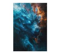 Jigsaw Puzzle for Teenagerss 38x26cm/1000pcs Blue Ice Dragon Jigsaw for Adults Hands-on Game Staycation Kill Time Birthday And Unique Gifts 38x26cm/1000pcs