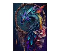 Jigsaw Puzzle for Teenagerss 38x26cm/1000pcs Enchanted Dreamcatcher with Mythical Creature Puzzles for Adults Toy Wall Decor Presents for Women Unique Gifts for Birthday And Christmas 38x26cm/1000pcs