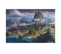 Jigsaw Puzzle for Teenagerss 38x26cm/1000pcs Fantasy World Mountains, Trees, Clouds Puzzles for Adults Anti-Stress Toys Wall Art Parent-child Interaction 38x26cm/1000pcs