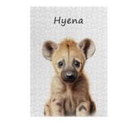 Jigsaw Puzzle for Teenagerss 38x26cm/1000pcs Hyena Baby Jigsaws for Adults Brain Teaser Game Hand Speed Race Parent-child Interaction 38x26cm/1000pcs