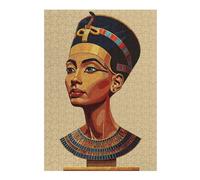 Jigsaw Puzzle for Teenagerss 38x26cm/1000pcs Queen Nefertiti Bust Jigsaw for Adults Hands-on Game Staycation Kill Time Birthday And Unique Gifts 38x26cm/1000pcs