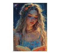 Jigsaw Puzzle for Teenagerss 38x26cm/1000pcs Stellar Reading Adult Jigsaw Brain Teaser Game Perfect Decoration Parent-child Interaction 38x26cm/1000pcs