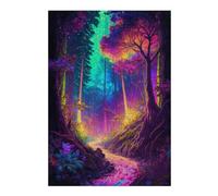 Jigsaw Puzzle for Teenagerss 38x26cm/1000pcs Wizzard Land Adult Puzzles Brain Teaser Game Difficult Challenge Unique Gifts for Birthday And Christmas 38x26cm/1000pcs