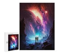 Jigsaw Puzzle for Teenagerss 500 PCS Celestial Nebula Lovers Adult Puzzles Relax Games Pattern Assembly Parent-child Interaction 500 PCS