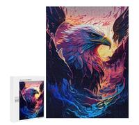 Jigsaw Puzzle for Teenagerss 500 PCS Eagle Spirit Painting Jigsaw for Adults Hands-on Game Wall Art Difficult And Challenge 500 PCS