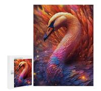Jigsaw Puzzle for Teenagerss 500 PCS Enchanting Astral Swan Adult Puzzles Relax Games Pattern Assembly Parent-child Interaction 500 PCS