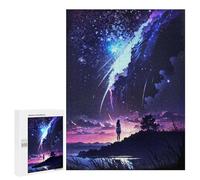 Jigsaw Puzzle for Teenagerss 500 PCS Galaxy Comet Twilight Adult Puzzles Relax Games Pattern Assembly Parent-child Interaction 500 PCS