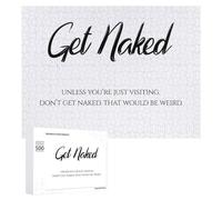 Jigsaw Puzzle for Teenagerss 500 PCS Get Naked Teenagers Puzzles Anti-Stress Toys Pattern Assembly Unique Gifts for Birthday And Christmas 500 PCS