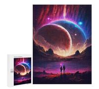 Jigsaw Puzzle for Teenagerss 500 PCS Interstellar Couple Adult Puzzles Relax Games Pattern Assembly Parent-child Interaction 500 PCS