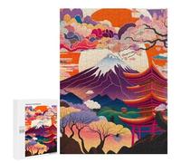 Jigsaw Puzzle for Teenagerss 500 PCS Japanese Abstract Colorful Adult Puzzles Relax Games Pattern Assembly Parent-child Interaction 500 PCS